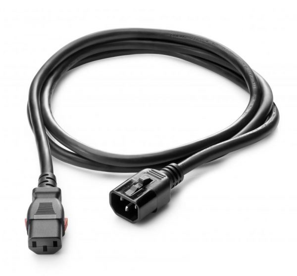 HPE C19 – C20 WW 250V 16Amp 0.7m Black Locking - RealShopIT.Ro