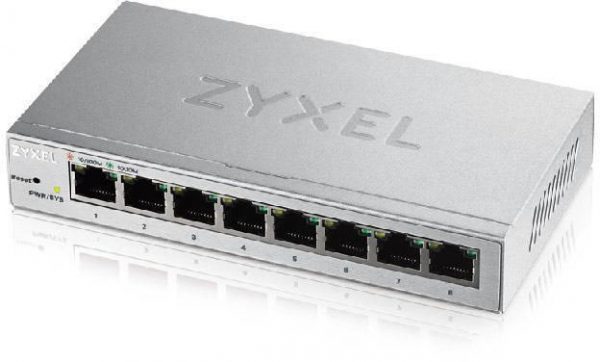 Switch Zyxel GS1200-8, 8 port,10/100/1000 Mbps - RealShopIT.Ro