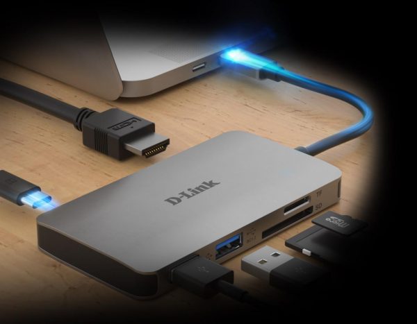 D-Link 6-in-1 USB-C Hub with HDMI, SD/microSD card reader and - RealShopIT.Ro