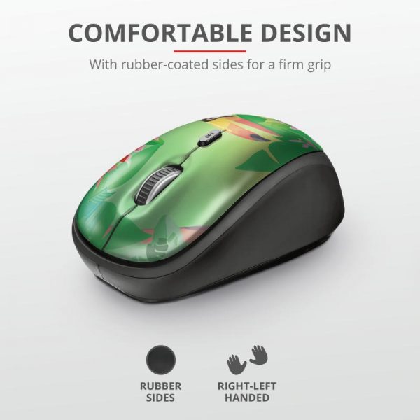 Mouse Trust Yvi, Wireless, toucan - RealShopIT.Ro