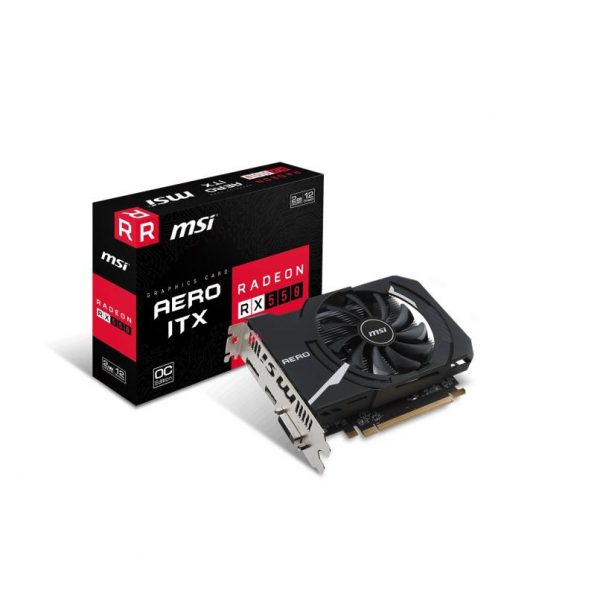 Placa video MSI Radeon™ RX 550 AERO ITX OC, 2GB - RealShopIT.Ro