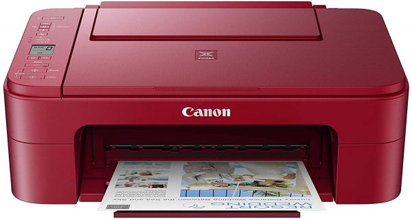 Multifunctional inkjet color Canon Pixma TS3352 RED, dimensiune A4 (Printare, - RealShopIT.Ro