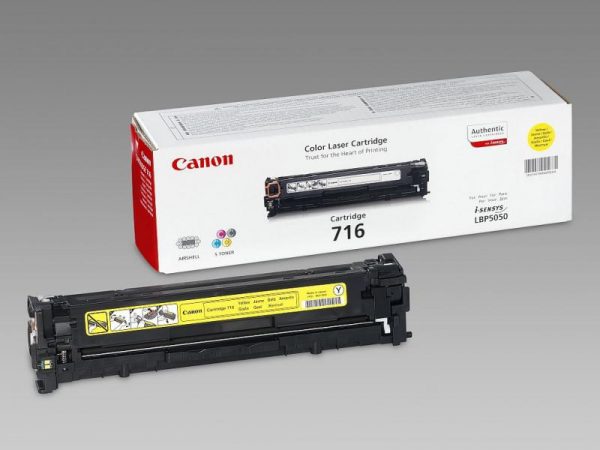 Toner Canon CRG716Y, yellow, capacitate 1500 pagini, pentru LBP5050, LBP5050n - RealShopIT.Ro