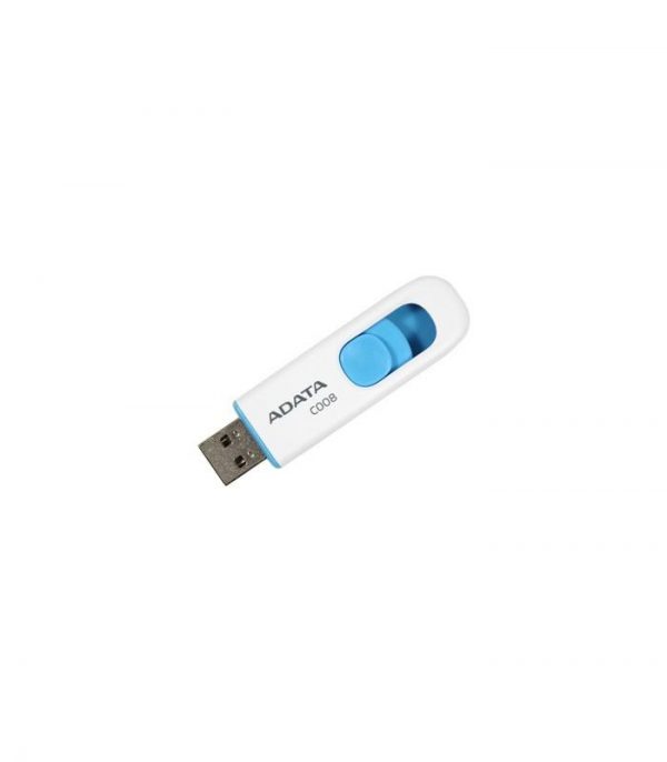 Memorie USB Flash Drive ADATA C008, 16GB, USB 2.0, alb - RealShopIT.Ro