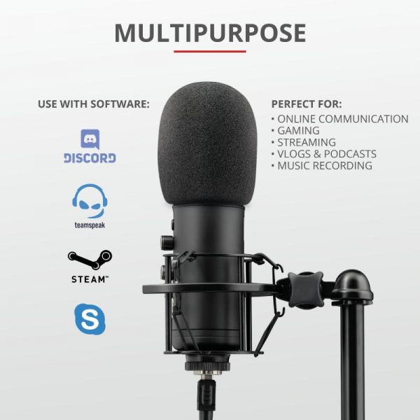 Microfon GXT256 EXXO Streaming Mic USB - RealShopIT.Ro