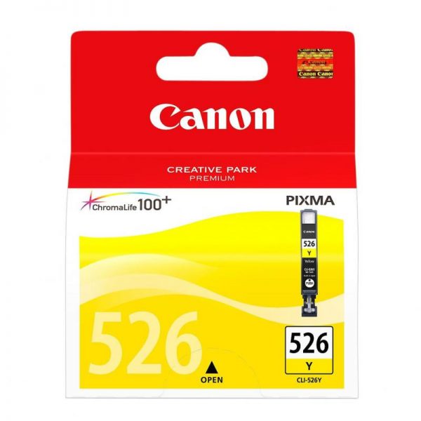 Cartus cerneala Canon CLI-526Y, yellow, pentru Canon Pixma IP4850, Pixma - RealShopIT.Ro
