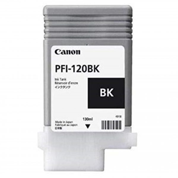 Cartus cerneala Canon PFI-120BK, black, capacitate 130ml, pentru Canon TM - RealShopIT.Ro