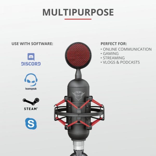 Microfon Trust GXT 244 Buzz USB Streaming Mic - RealShopIT.Ro