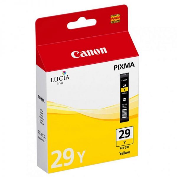 Cartus cerneala Canon PGI-29Y, yellow, pentru Pixma Pro-1. - RealShopIT.Ro