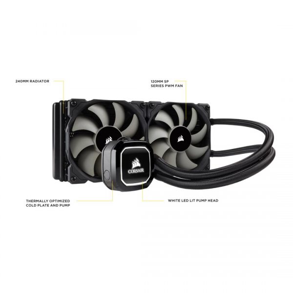 Cooler procesor Corsair Hydro Series H100x High Performance, compatibil Intel/AMD - RealShopIT.Ro