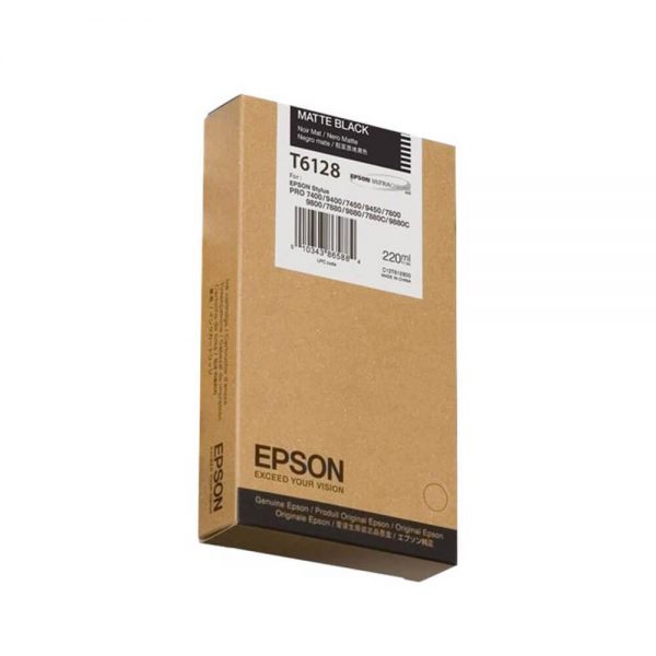 Cartus cerneala Epson T6128, matte black, capacitate 220ml, pentru stylus - RealShopIT.Ro