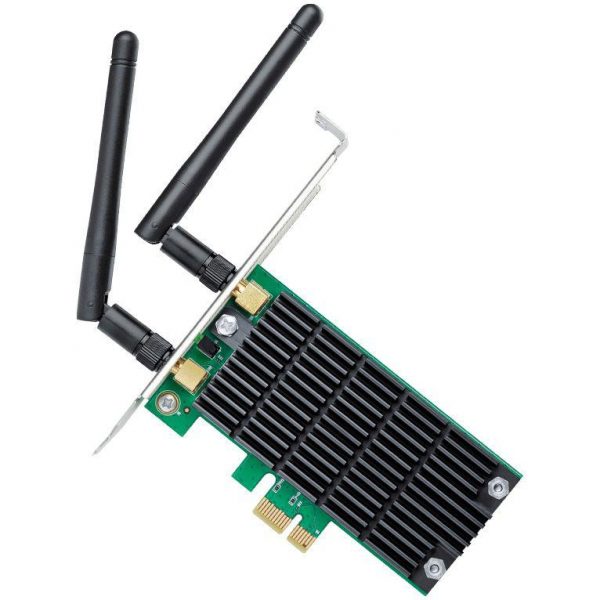 Adaptor wireless TP-Link, AC1200 Dual-band, 867/300Mbps,PCI-E, 2 antene detasabile, standarde - RealShopIT.Ro