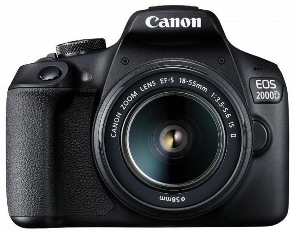 Camera foto Canon EOS-2000D kit, obiectiv EF-S 18-55mm f/3.5-5.6 IS - RealShopIT.Ro