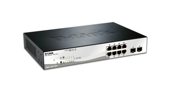 Switch D-Link DGS-1210-10P, 8 port, 10/100/1000 Mbps - RealShopIT.Ro