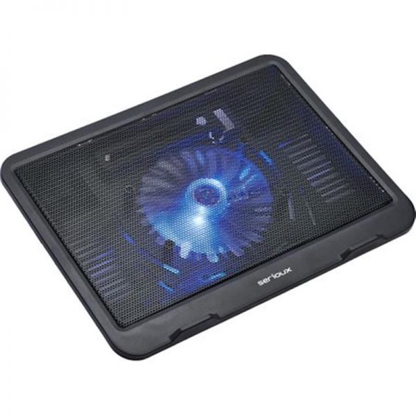 Cooling pad Serioux, SRXNCPN19, Dimensiuni: 330*250*27mm, Compatibilitate maxima laptop: 15.6 - RealShopIT.Ro
