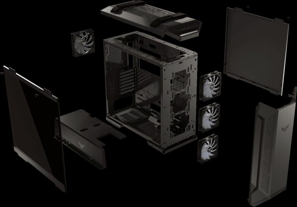 Carcasa ASUS TUF Gaming GT501, Middle Tower, fara sursa, ATX, - RealShopIT.Ro