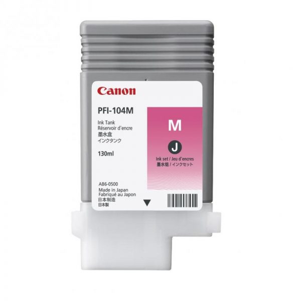 Cartus cerneala Canon PFI-104M, magenta, capacitate 130ml, pentru iPF65X, iPF75X, - RealShopIT.Ro