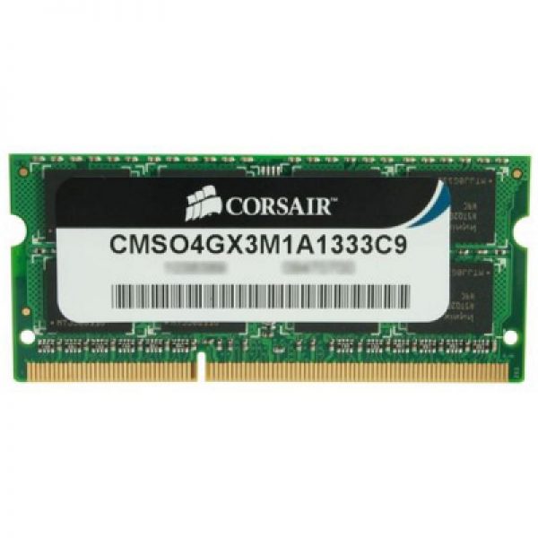 Memorie RAM notebook Corsair, SODIMM, DDR3, 4GB, CL9, 1333Mhz - RealShopIT.Ro