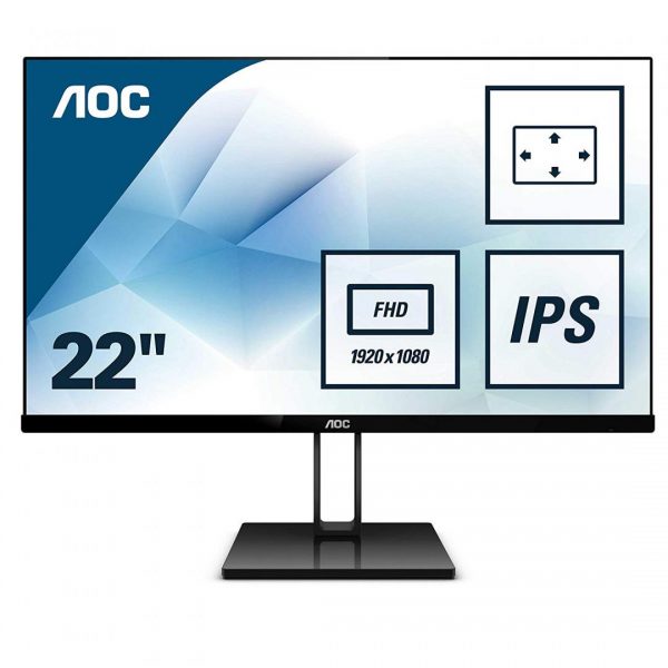 Monitor LED AOC 22V2Q, 21.5