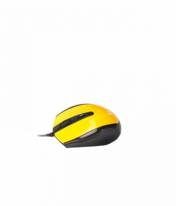 Mouse Serioux cu fir, optic, Pastel 3300, 1000dpi, galben, ambidextru - RealShopIT.Ro