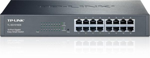 Switch TP-Link TL-SG1016DE, 16 port, 10/100/1000 Mbps - RealShopIT.Ro