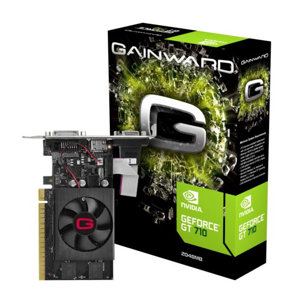 Placa video Gainward nVidia GeForce GT 710, 2GB, GDDR5, 64bit - RealShopIT.Ro