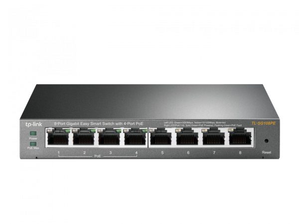 Switch TP-LINK TL-SG108PE, 8 port, 10/100/1000 Mbps - RealShopIT.Ro