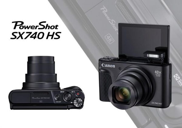 Camera foto Canon PowerShot SX740HS BK, 20.3 MP, senzor CMOS - RealShopIT.Ro