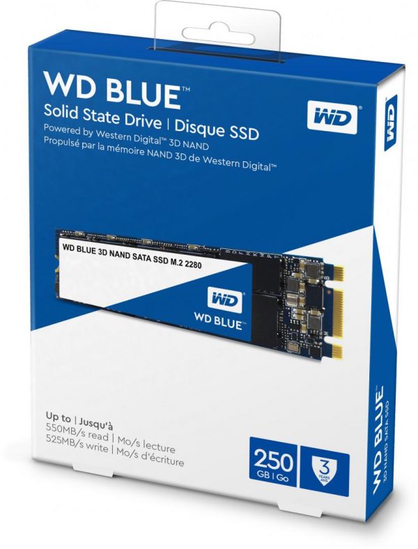 SSD WD Blue, 250GB, M.2 2280 - RealShopIT.Ro