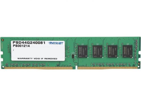 Memorie RAM Patriot, DIMM, DDR4, 4GB, CL 17, 2400MHz - RealShopIT.Ro
