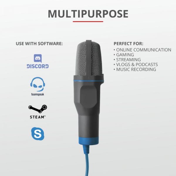Microfon Trust Mico USB Microphone for PC/laptop - RealShopIT.Ro