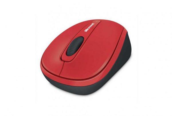 Mouse Microsoft Mobile 3500, Wireless, Rosu - RealShopIT.Ro