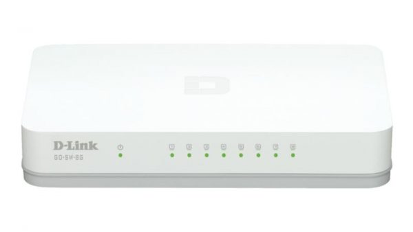 Switch D-Link GO-SW-8G, 8 port, 10/100/1000 Mbps - RealShopIT.Ro