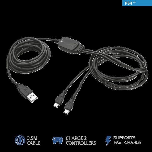 Accesoriu gaming Trust GXT 222 Duo Charge & Play Cable - RealShopIT.Ro