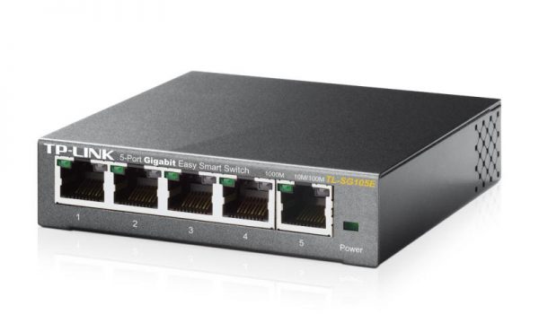 Switch TP-Link TL-SG105E, 5 port, 10/100/1000 Mbps - RealShopIT.Ro