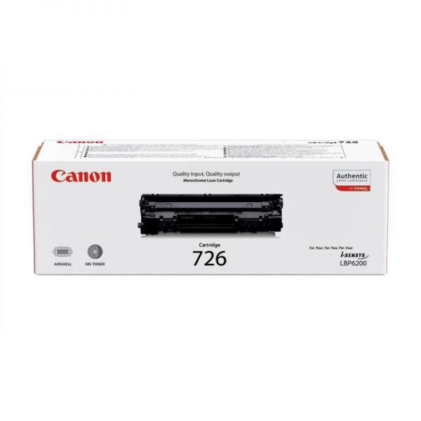 Toner Canon CRG726, black, capacitate 2100 pagini, pentru LBP6200d - RealShopIT.Ro