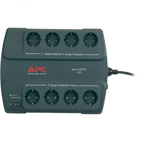 UPS APC Back-UPS ES stand-by 400VA / 240W 8 conectori - RealShopIT.Ro