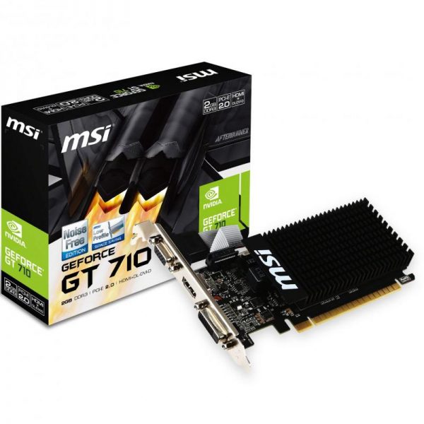 Placa video MSI GeForce® GT 710, 2GB DDR3, 64-bit - RealShopIT.Ro