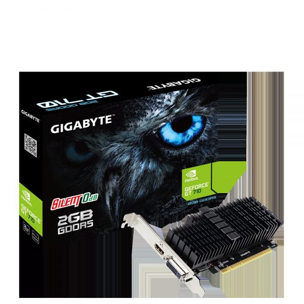 Placa video Gigabyte GeForce GT 710, 2GB GDDR5, 64-bit - RealShopIT.Ro