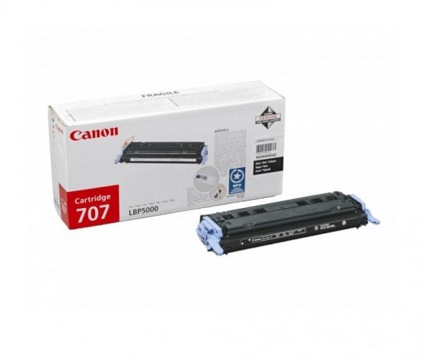 Toner Canon CRG707BK, black, capacitate 2500 pagini, pentru LBP-5000 - RealShopIT.Ro