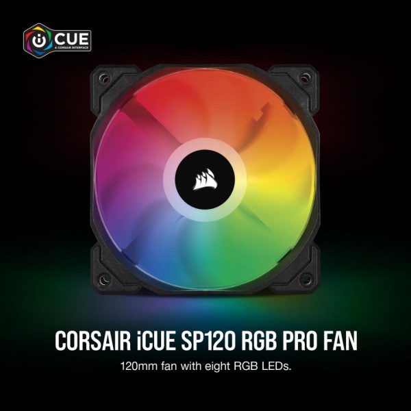 Ventilator Carcasa Corsair iCUE SP120 RGB PRO Performance, 120mm - RealShopIT.Ro