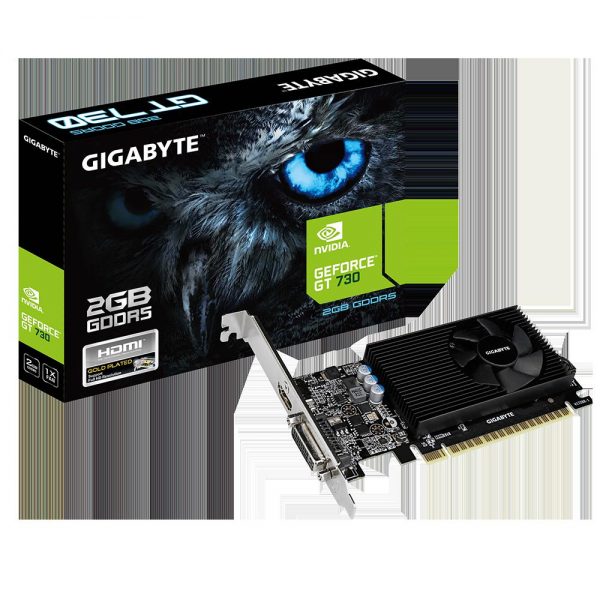 Placa video Gigabyte GeForce GT 730, 2GB GDDR5, 64-bit - RealShopIT.Ro