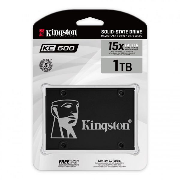 SSD Kingston KC600, 1TB, 2.5