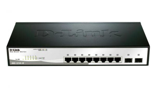 Switch D-Link DGS-1210-10, 8 port, 10/100/1000 Mbps - RealShopIT.Ro