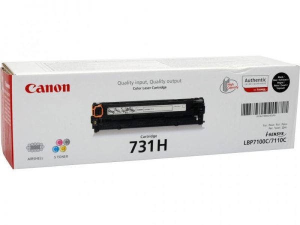 Toner Canon CRG731HB, black, capacitate 2400 pagini, pentru LBP7100C, LBP7110C - RealShopIT.Ro