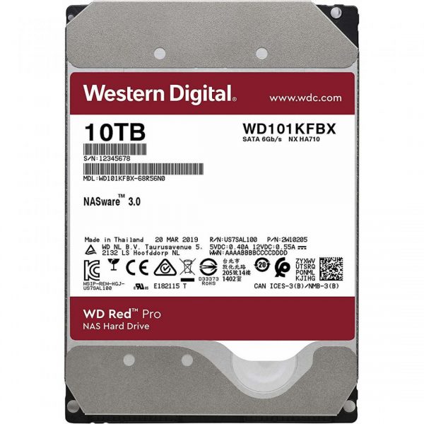 HDD WD Red PRO, 10TB, 7200RPM, SATA III - RealShopIT.Ro