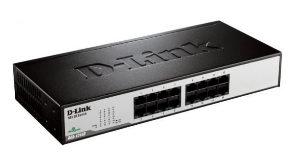 Switch D-Link DES-1016D, 16 porturi, 10/100 Mbps - RealShopIT.Ro