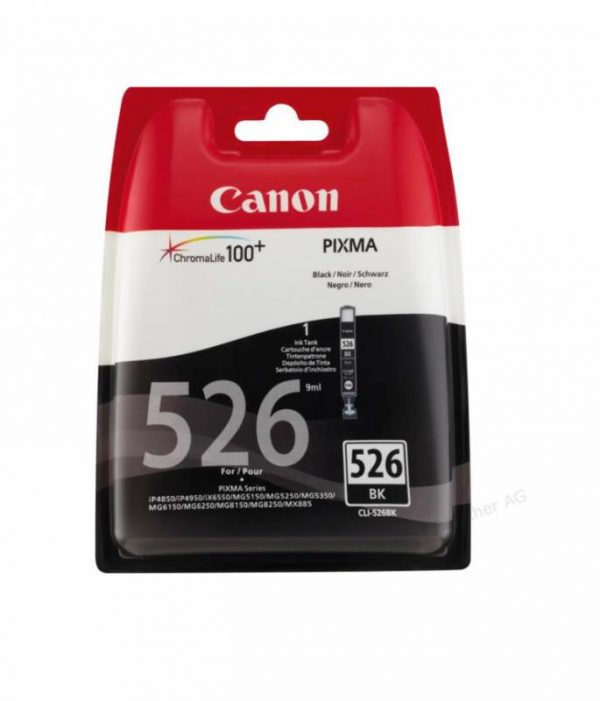 Cartus cerneala Canon CLI-526BK, black, pentru Canon Pixma IP4850, Pixma - RealShopIT.Ro