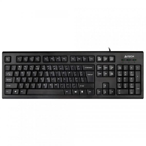 Tastatura KR-85 A4Tech, USB, neagra - RealShopIT.Ro