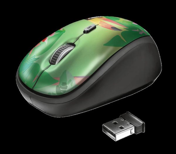 Mouse Trust Yvi, Wireless, toucan - RealShopIT.Ro